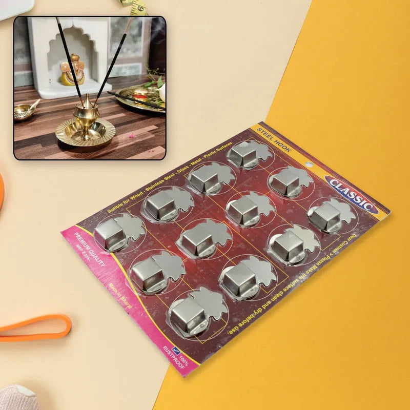 Self Adhesive Agarbatti Holder (Pack Of 12) - Home Improvement