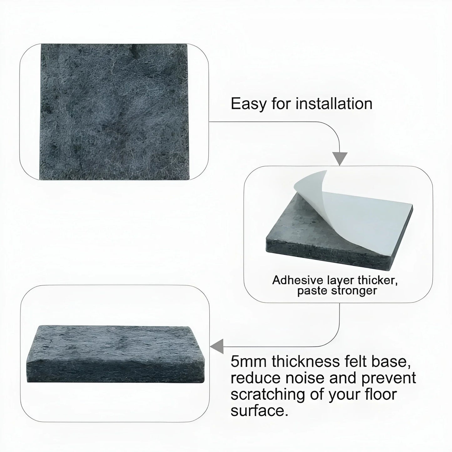 Self-Adhesive Felt Pads - Industrial & Scientific