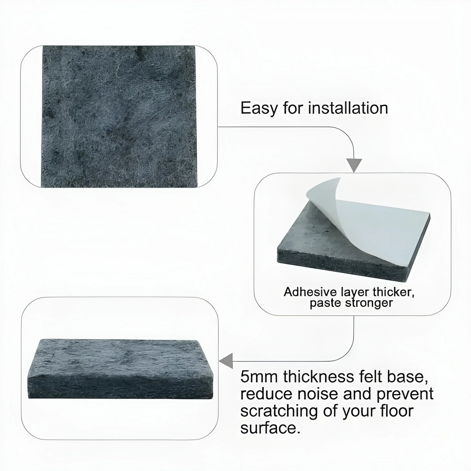 Self-Adhesive Felt Pads - Industrial & Scientific