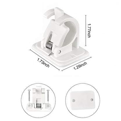 Self Adhesive Instant Wall Mount Sticking Clip Hook (Pack of 2)