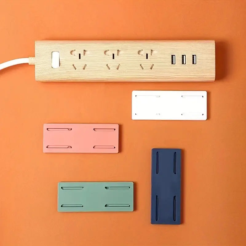 Self Adhesive Power Strip Holder (Pack of 4) Home Accessories
