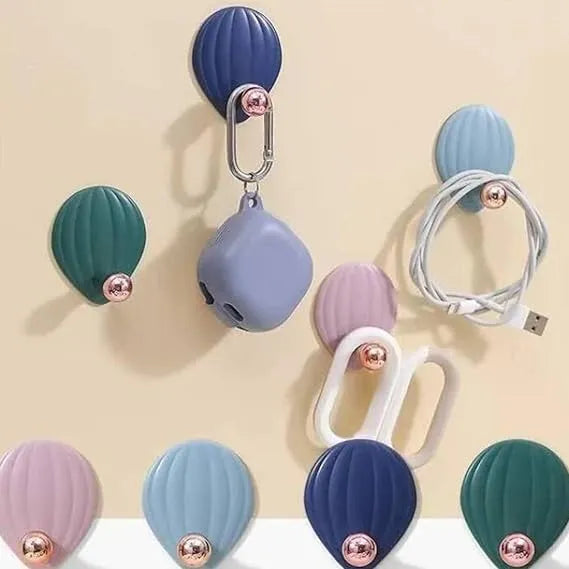 Self Adhesive Wall Hooks Waterproof (4 Pc) - Home & Kitchen