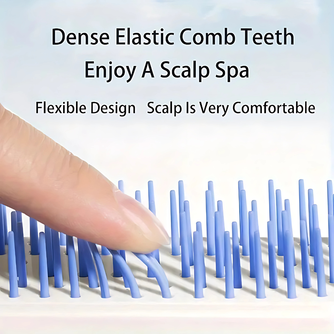 Self cleaning Anti static Massage Comb Pack of 1