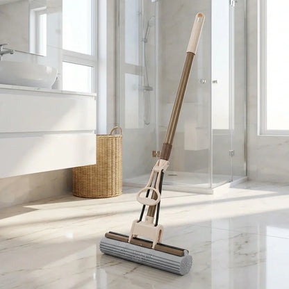 Floor cleaning plane PVA sponge mop