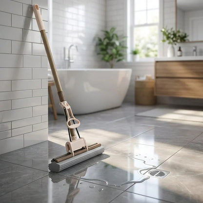 Floor cleaning plane PVA sponge mop