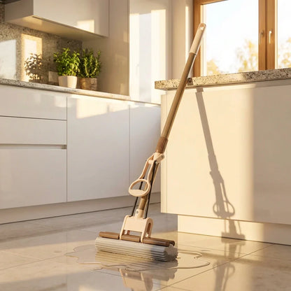 Floor cleaning plane PVA sponge mop
