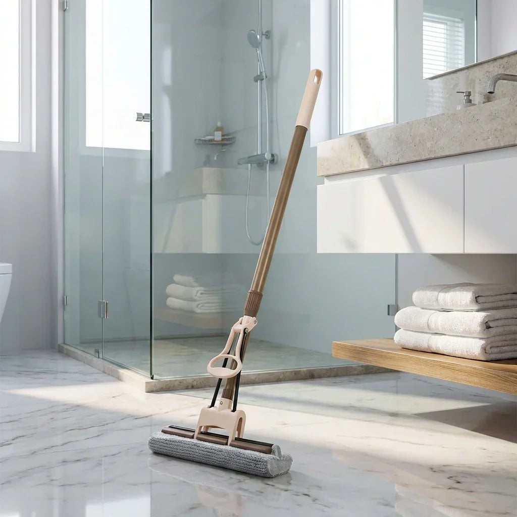 Floor cleaning plane PVA sponge mop