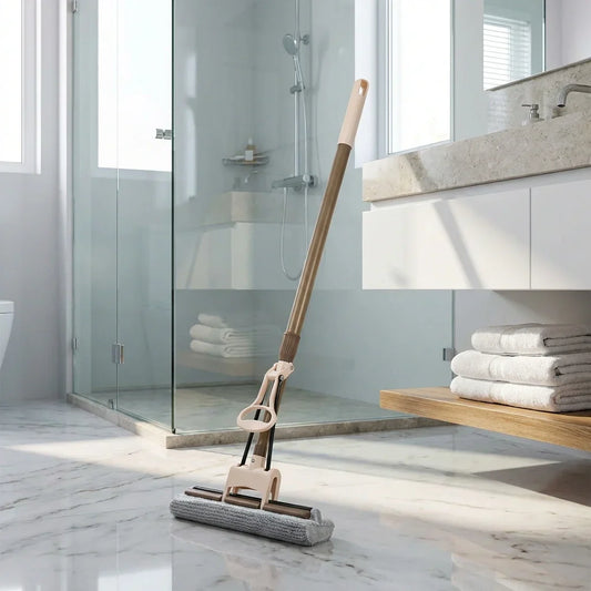 Floor cleaning plane PVA sponge mop