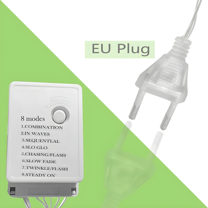 Serial String Star Lights for Decoration