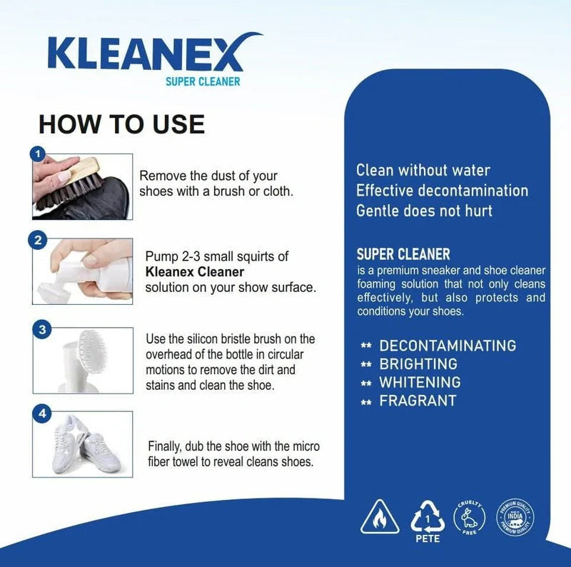 Shoe Cleaning Foam (150ml) Shoes Stains Cleaner