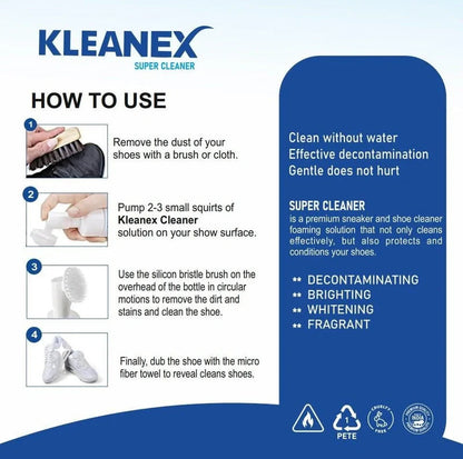 Shoe Cleaning Foam (150ml) Shoes Stains Cleaner