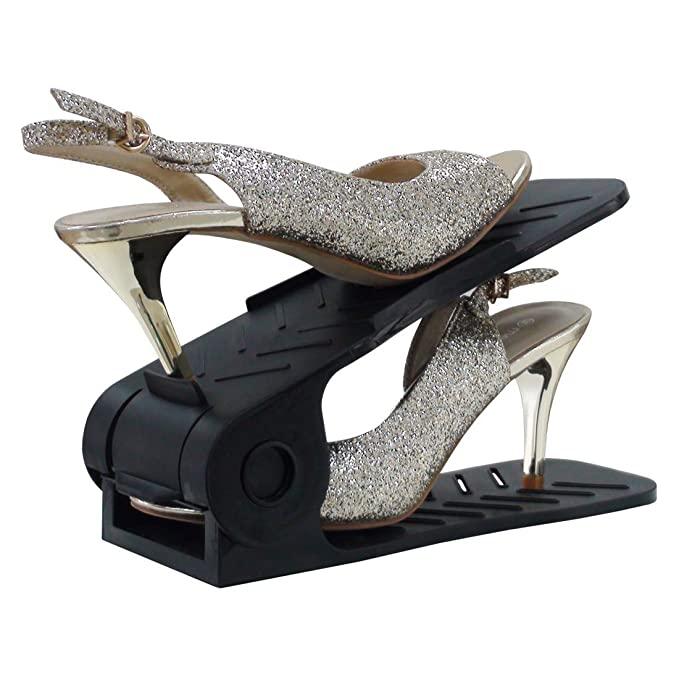 Shoe Organizer The Adjustable Shoe Rack Space Saver (6 pac)