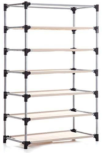 Shoe Rack Stand 6 Layer Steel Tube And Plastic Dustproof & Damp proof Portable Collapsible Shoe Rack Stand(6 Shelves)