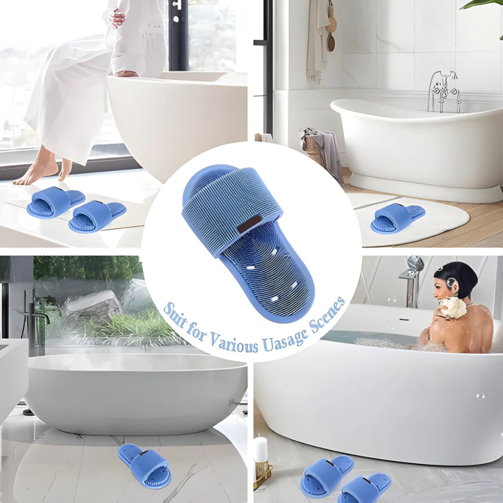 Shower Foot Scrub Slippers Shoes