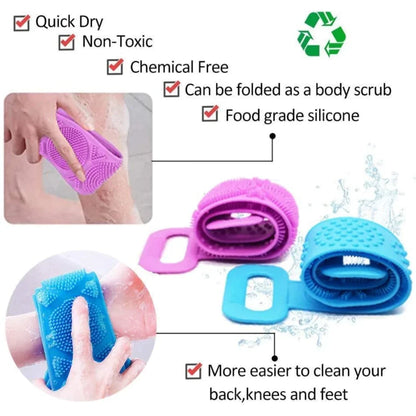 Silicone Body Scrubber Belt Personal Care