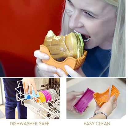 Best silicone burger holder - food container covers | 2025 | fast shipping