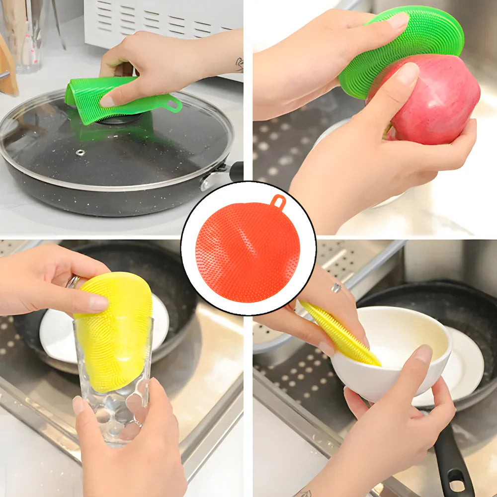 Silicone Cleaning Scrubber - Home & Kitchen