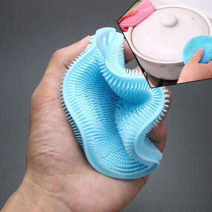 Best silicone dish scrubber (mix color) - sponges & scouring pads | 2025 | fast shipping