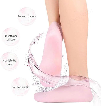 Silicone Gel Heel Socks Adjustable socks
