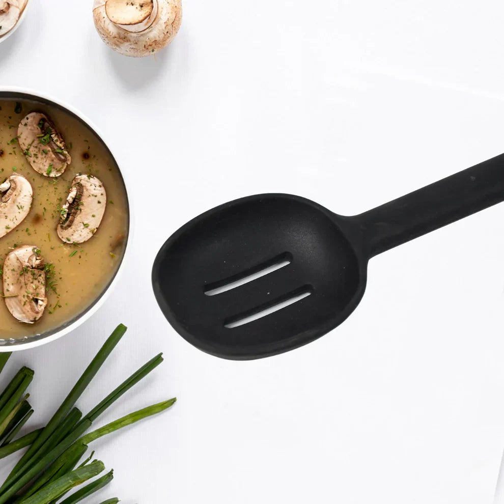 Silicone Non-Stick Heat Resistant Spoon (1 Pc) - Kitchen Tool
