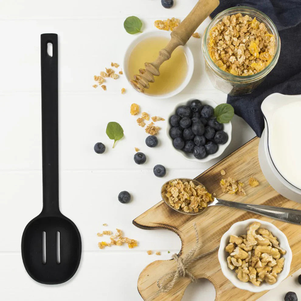 Silicone Non-Stick Heat Resistant Spoon (1 Pc) - Kitchen Tool