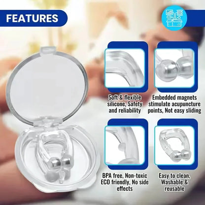 Silicone Nose Clip – Soft Reusable Comfortable Fit Nasal Clip