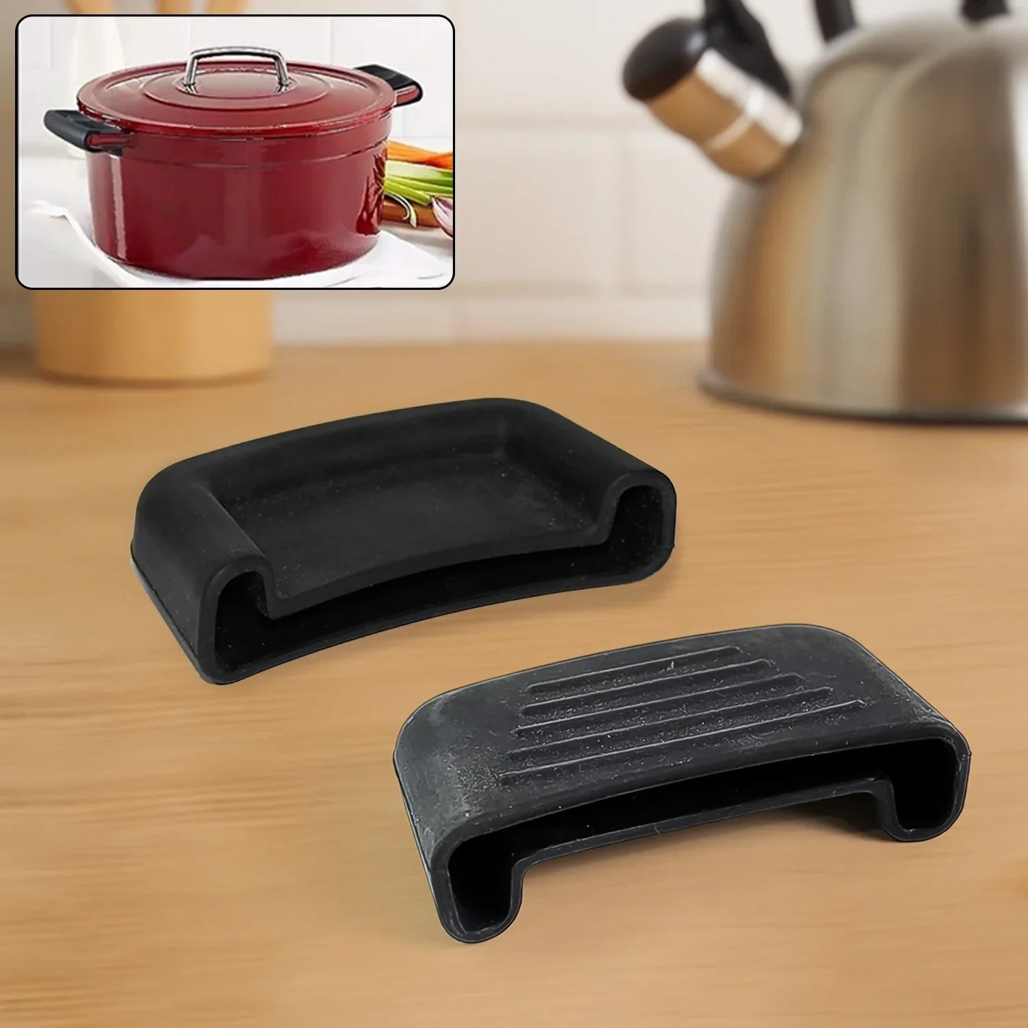 Best silicone pot handle covers (2 pc) - oven mitts & holders | 2025 | fast shipping