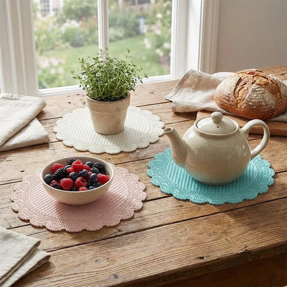 Best silicone round heat resistant mat (2 pc set) - trivets | 2026 | fast shipping