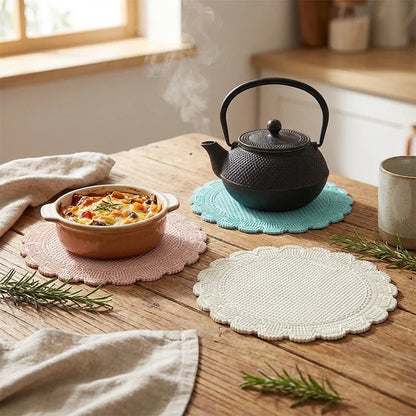 Best silicone round heat resistant mat (2 pc set) - trivets | 2026 | fast shipping