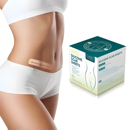 Silicone Scar Sheets – Soft Reusable Skin Friendly Tape Roll (4cm × 1.5m)