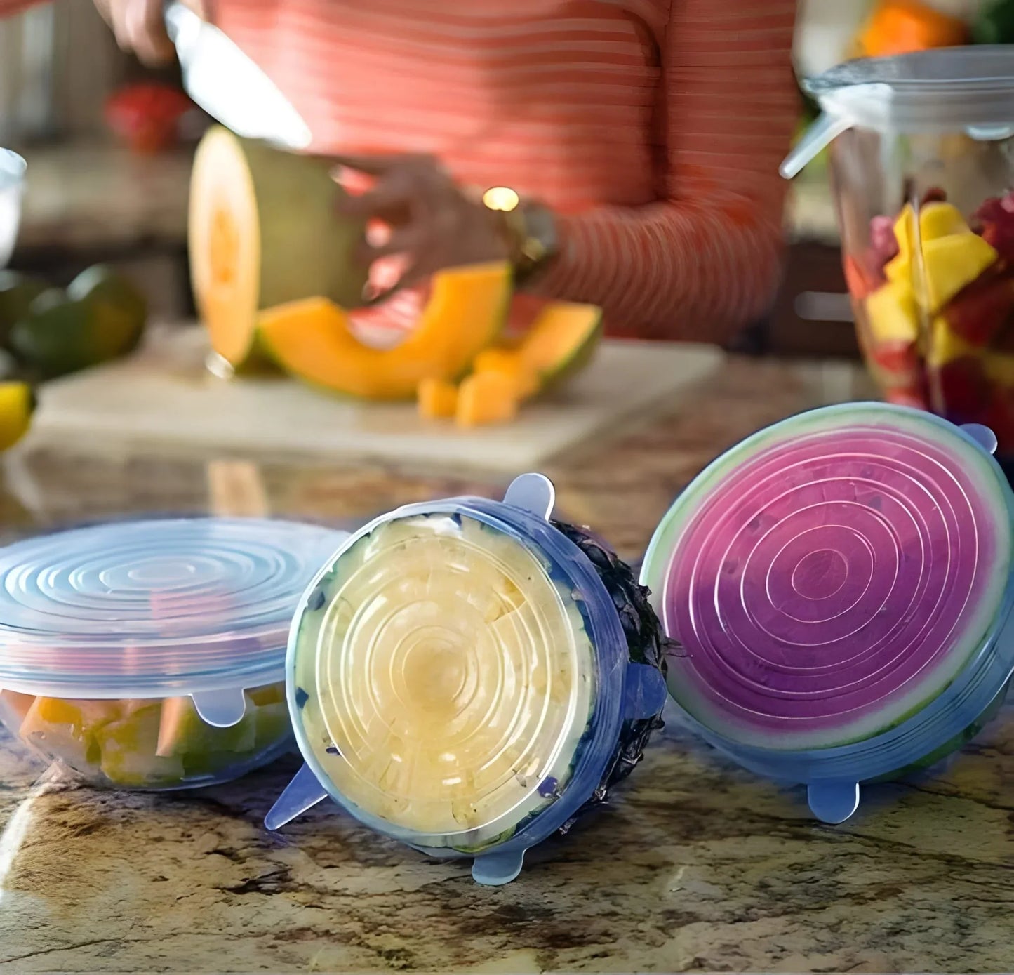 Best silicone stretch lids reuseable - 2025 | fast shipping