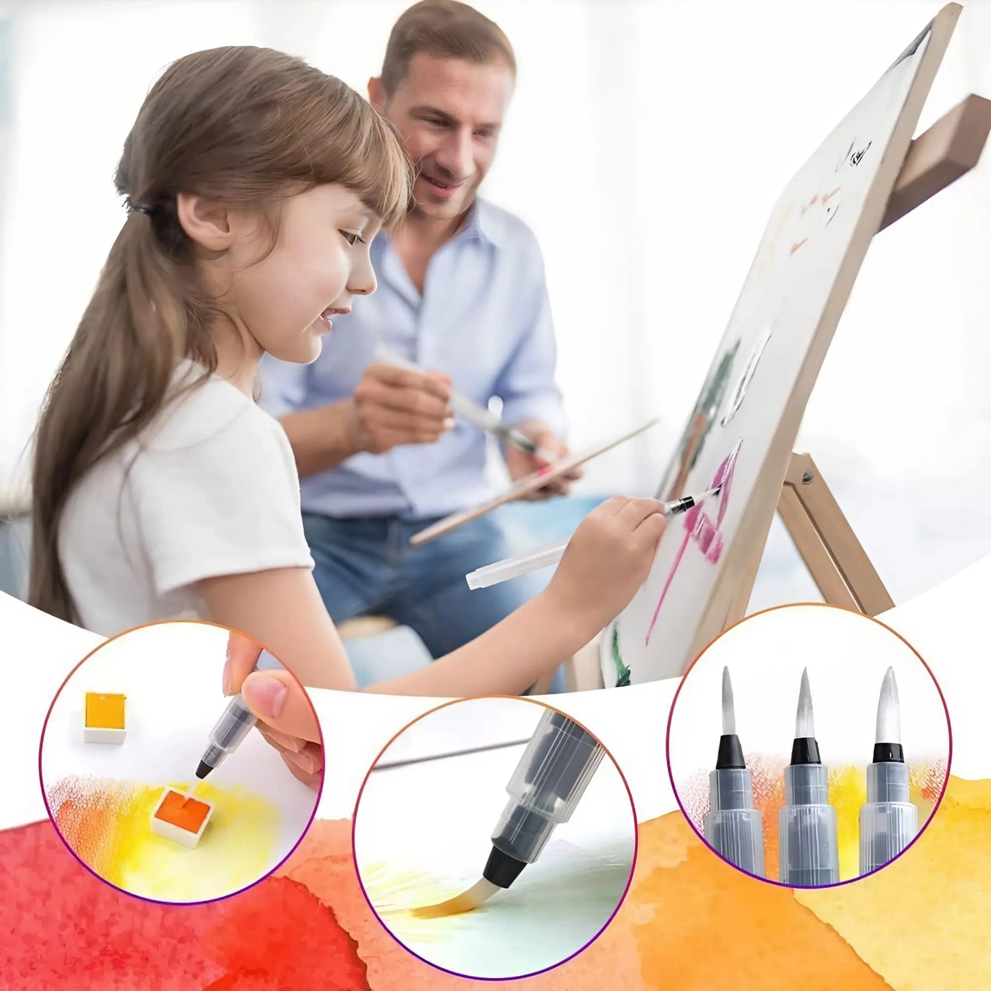 Silicone Watercolor Brushes