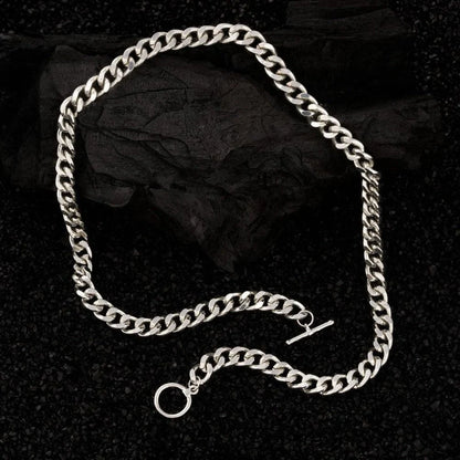 Silver Plated Cuban Style Thick & Heavy Chain For Men jewelry