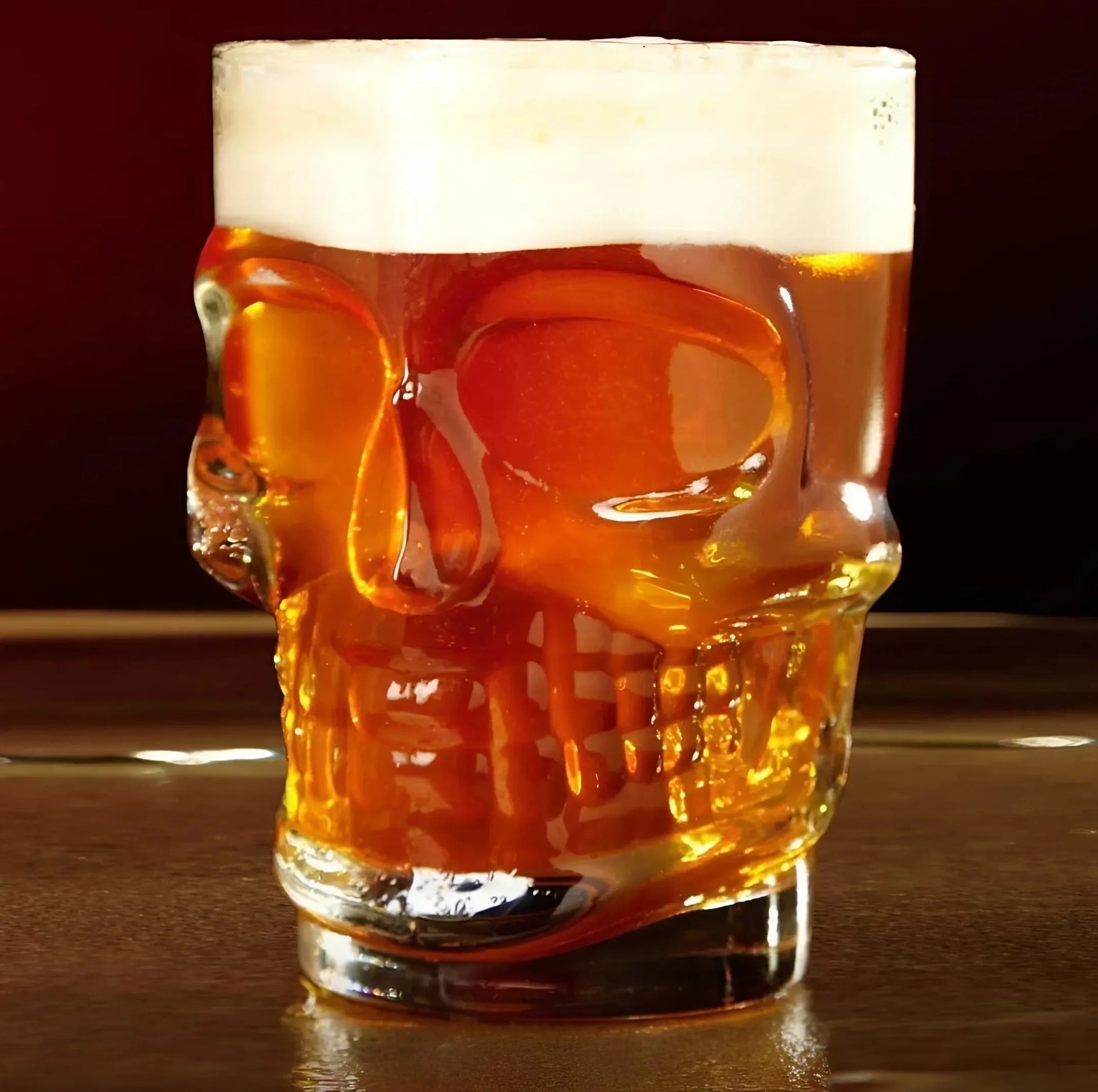 Skull Shaped Beer Glass
