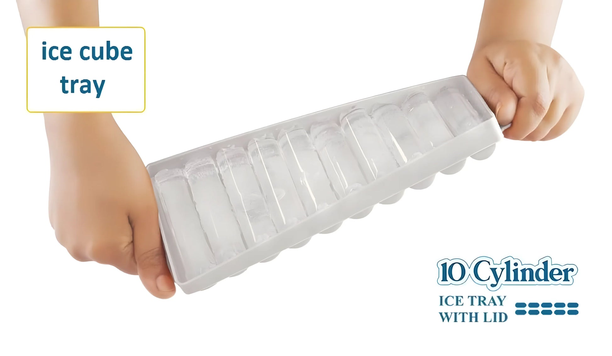 Sleek Cylinder Ice Trays (Pack of 2) Kitchenware