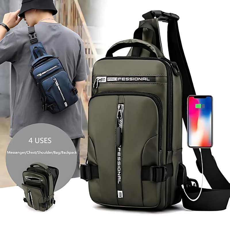 Waterproof Sling Bag Organizer Men