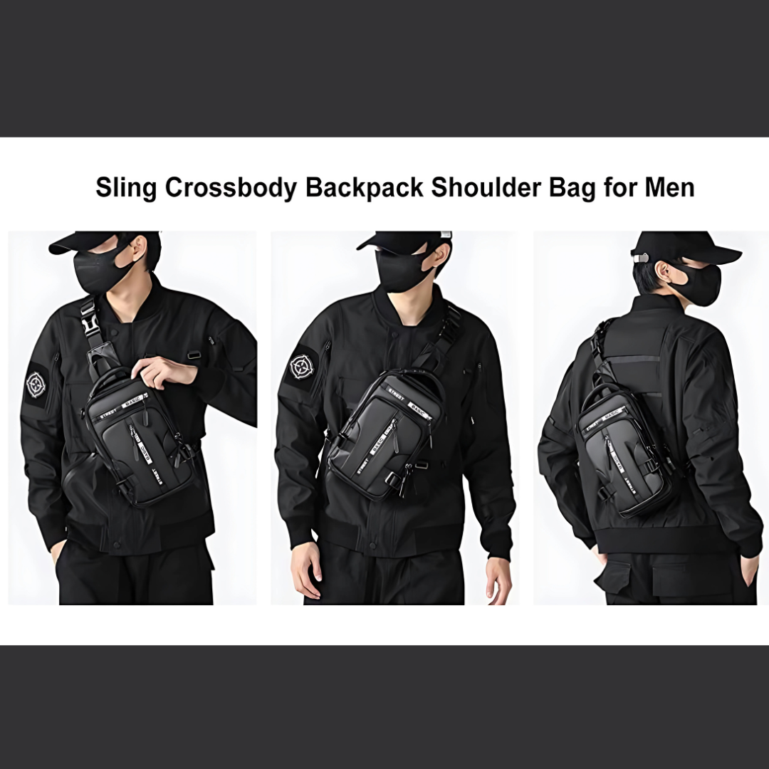 Sling Bag with USB Charging Port