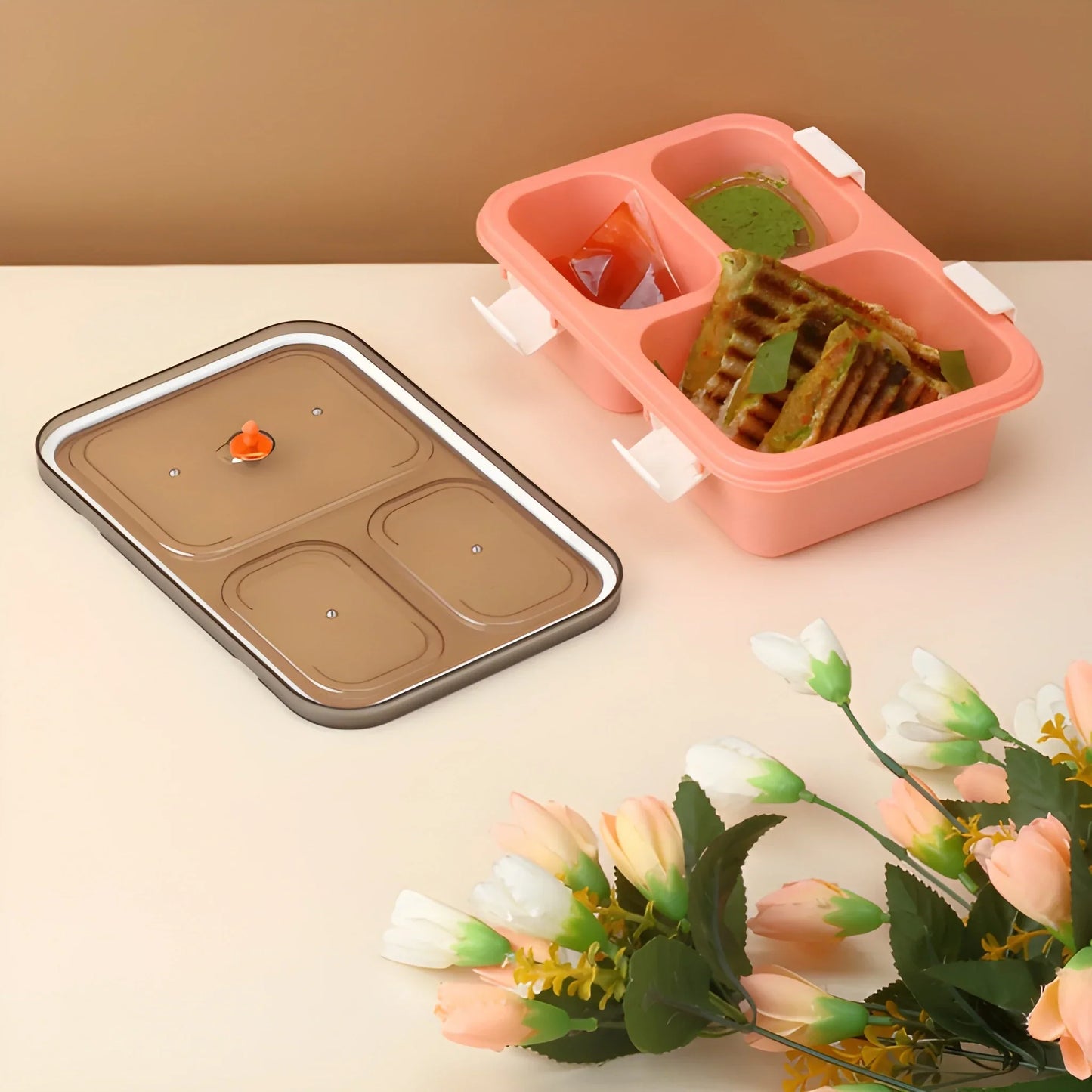 Best snaplock 3-compartment lunch box - containers | 2025 | fast shipping