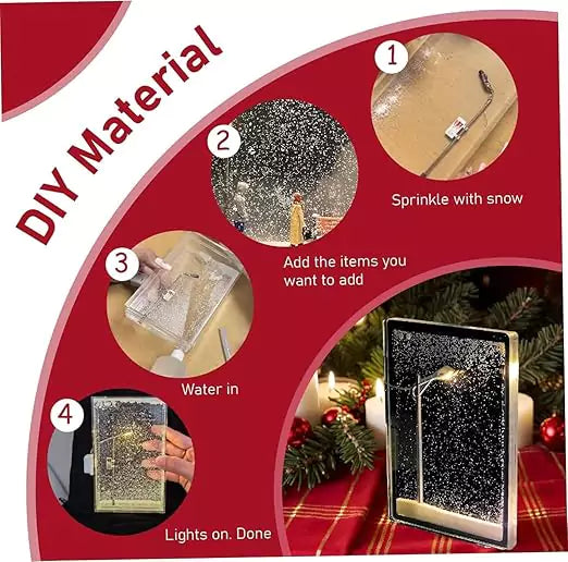 Snow Scene Light Street Lamp