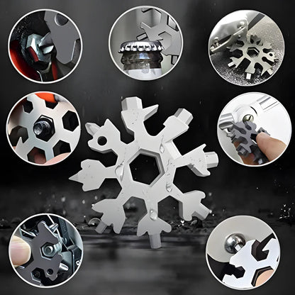 Best snowflake multi-tool keychain - winter sports & activities | 2025 | fast shipping