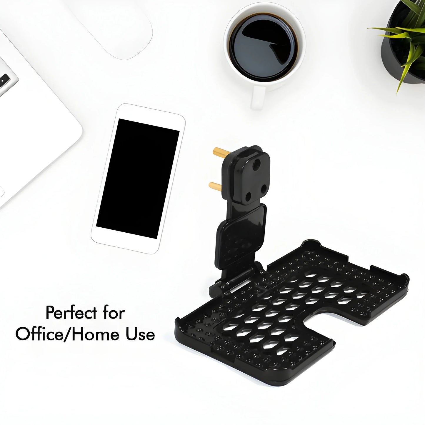 Socket-Mounted Phone Charging Stand - mobile accessories