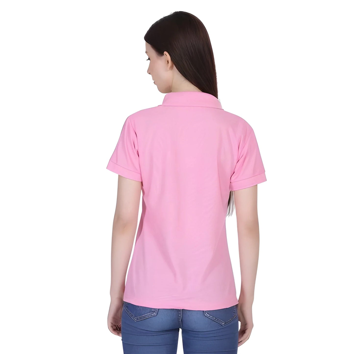 Soft Pink Polo T Shirt