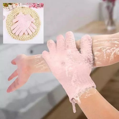 Soft textured bath gloves Bath Gloves