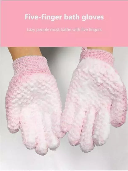 Soft textured bath gloves Bath Gloves