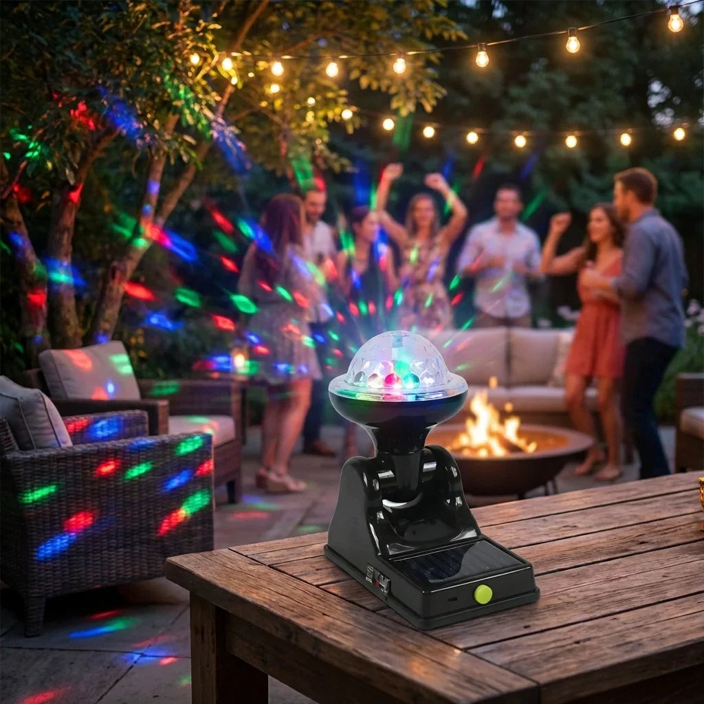 Best solar disco light with power bank - special effects lighting | 2026 | fast shipping
