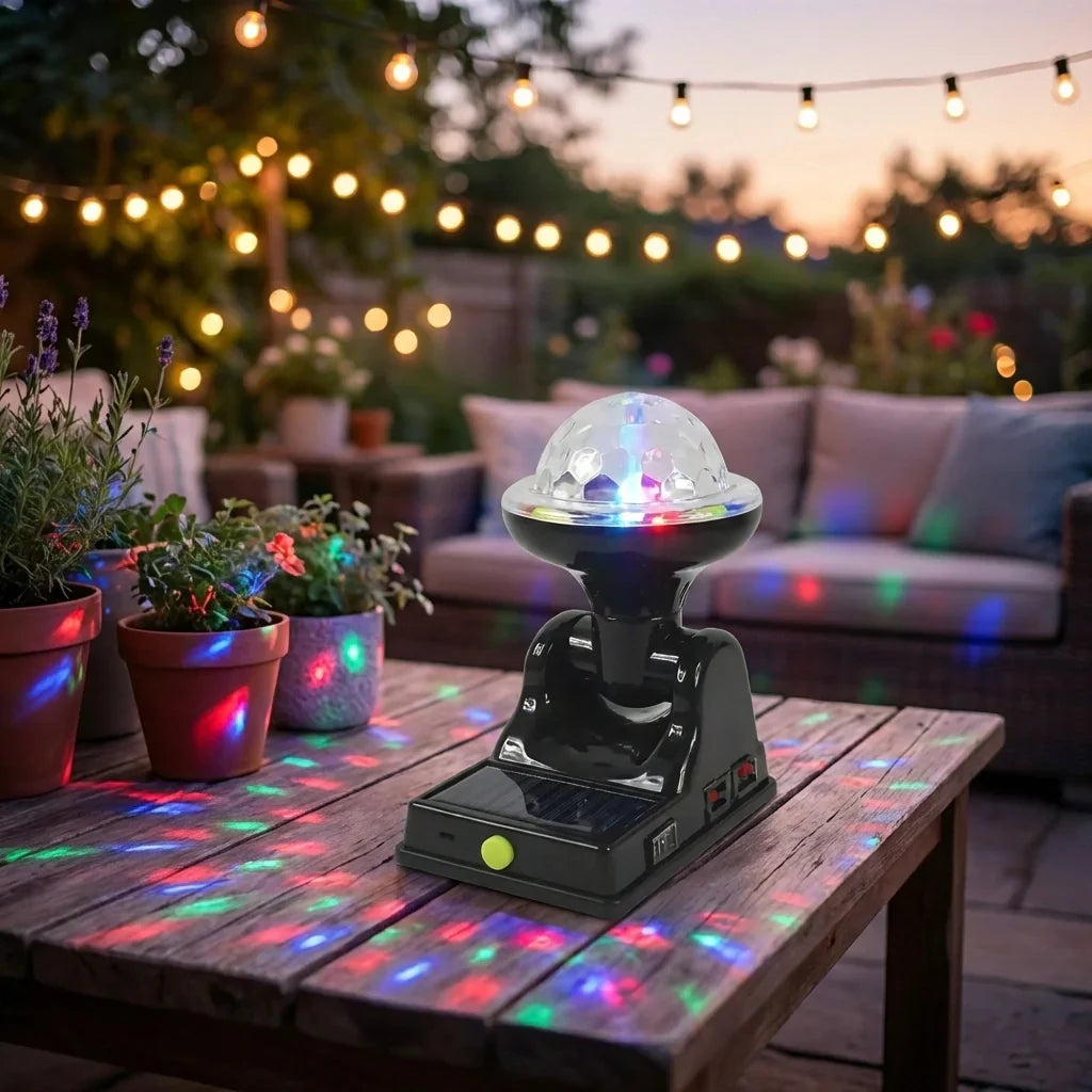 Best solar disco light with power bank - special effects lighting | 2026 | fast shipping