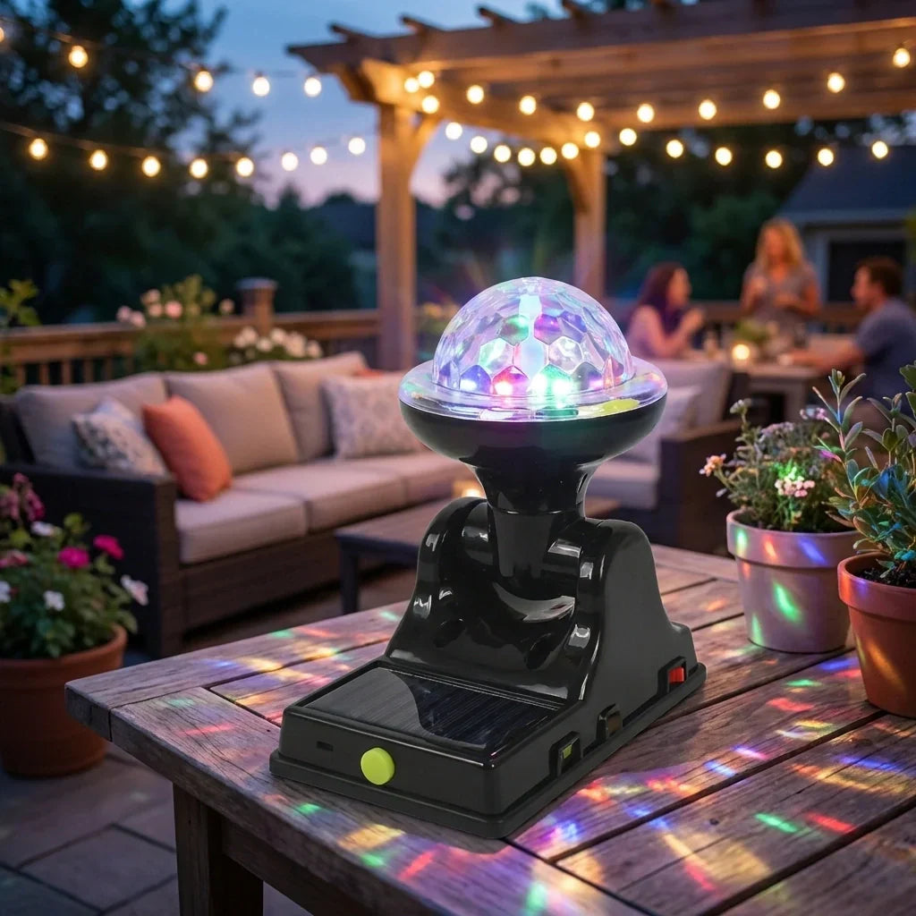 Best solar disco light with power bank - special effects lighting | 2026 | fast shipping