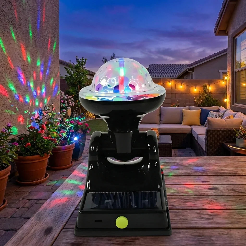 Best solar disco light with power bank - special effects lighting | 2026 | fast shipping