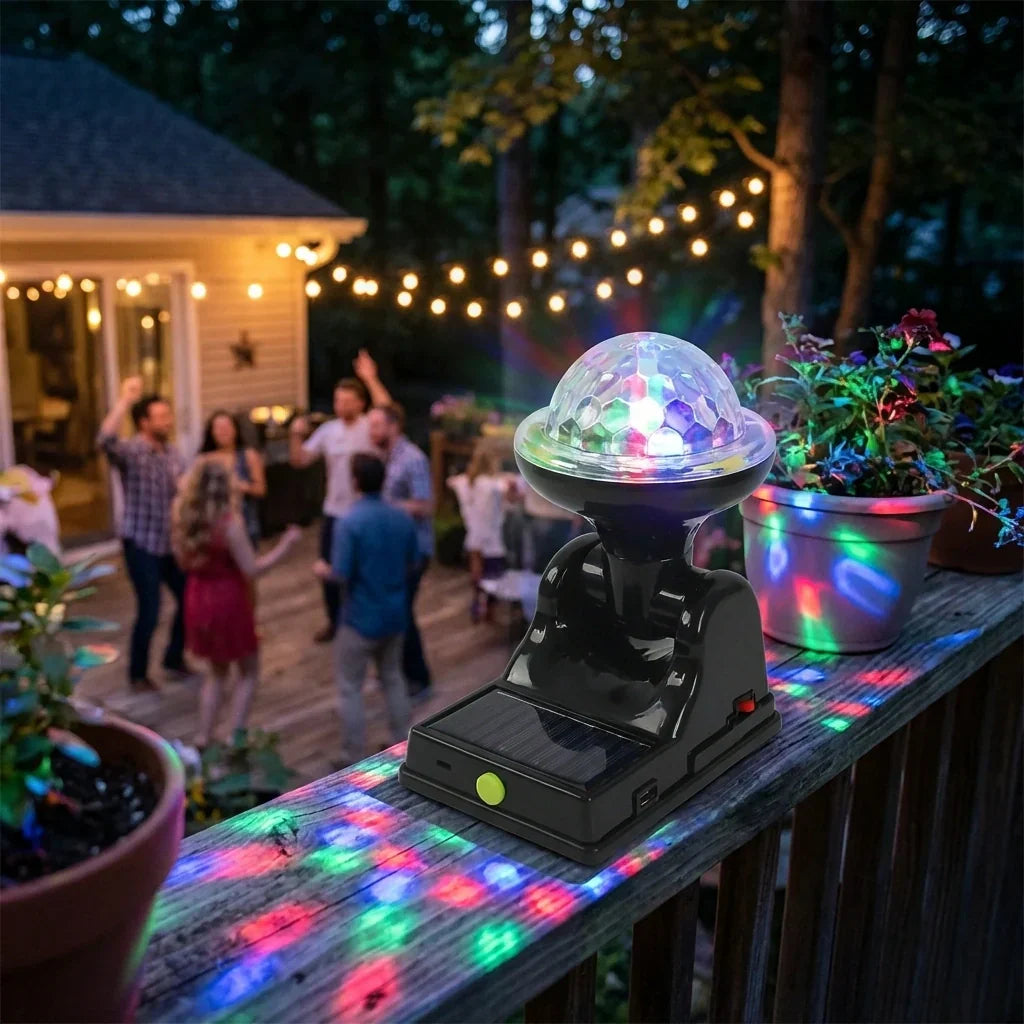 Best solar disco light with power bank - special effects lighting | 2026 | fast shipping