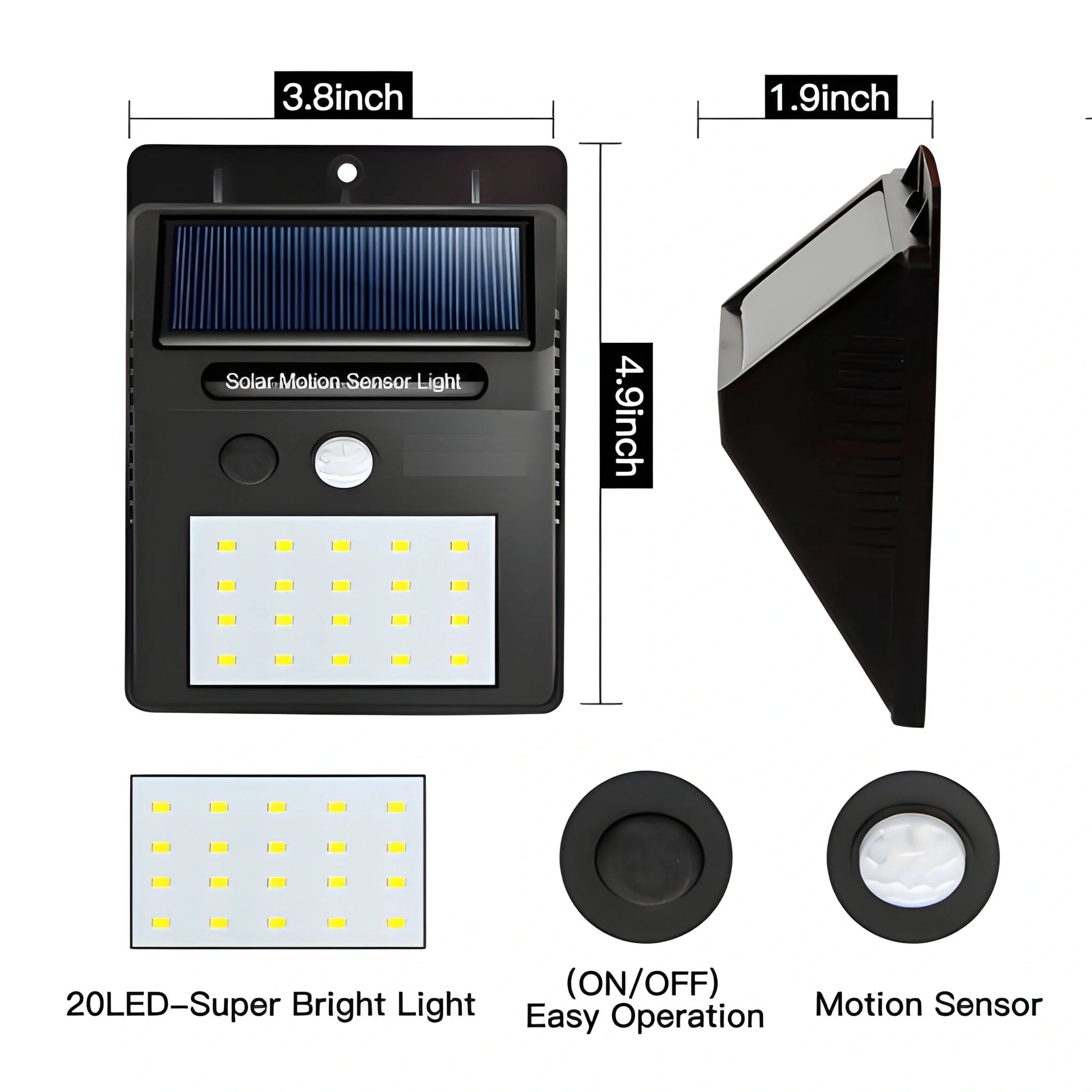 Solar Motion Sensor Light